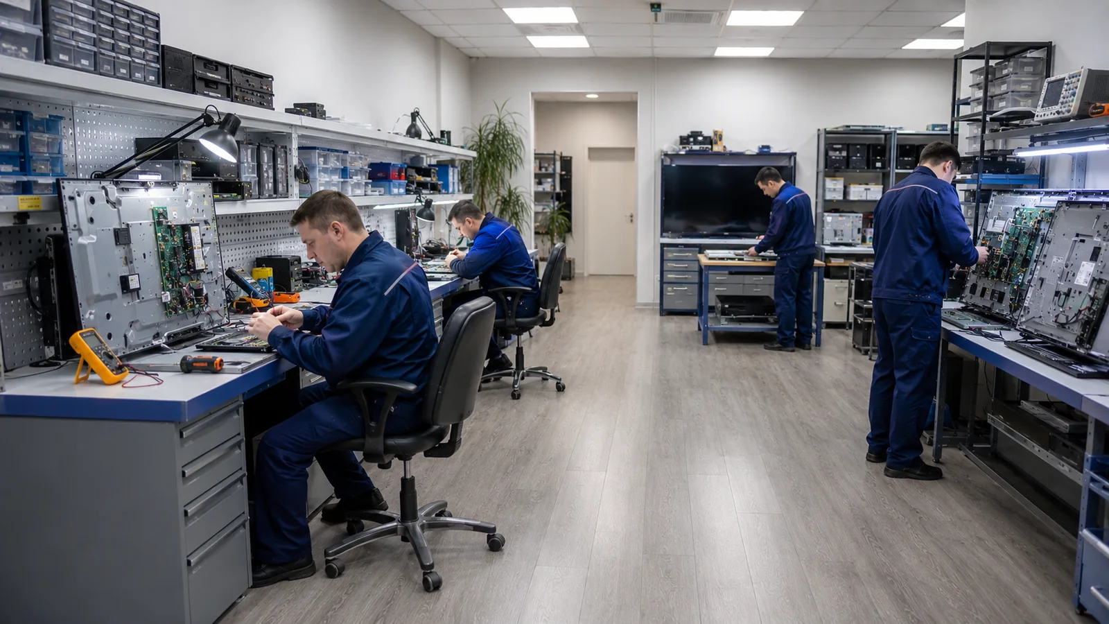 Оборудование сервисного центра телевизоров